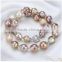 15-17mm width very nice wholesale big size fireball nucleated baroque freshwater pearls