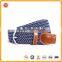 Factory Directly Sale Woven braided Stretch Elastic Fashion Belt for Men
