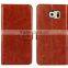 Magnetic Closure Crazy Horse cell phone case cover For Samsung