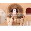 factory sale women winter down coat with big fur collar