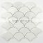Fish scale waterjet mosaic designs for kitchen wall tiles