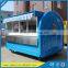 Mobile Fast Food Car kiosk outdoor food kiosk for sale with CE