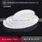 Super white high quality custom design oval large big ceramic porcelain dinner service plate hotel restaurant