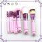 Christmas Gift ! hot 8pcs hello kitty makeup brushes professional cosmetic brush with mirror