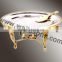 rounded base chafing dish | party used chafing dish | stylish chafing dish | home decor chafing dish | square base chafing dish