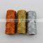 3 strands--12ply Metallic Baker Twine for DIY Wedding Party Packing Decotating