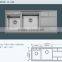 beautifuly double bowl with drainboard easy install stainless sink high quality kitchen sink