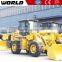 World Brand 3Ton small wheel loader price with 1.8m3 Bucket capacity
