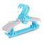 Pack of 5 Colorful Plastic Coat Hanger With Pants /Skirt Hooks With Cartoon Type