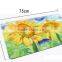 Sunflower Printed Personalized Velvet Door Mat