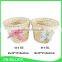 Mini woven cute corn husk natural gift basket with bowknot