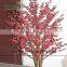 SJZJN 307 Mini Fake Pink Peach Tree for Home Decoration /Mini Bonsai Pink Peach Tree