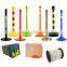 plastic chain crowd control road water filled barrier