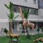 resin craft life size fiberglass giraffe statue for sale