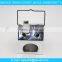 BSCI Audit Factory plating silver ceramic house hollowed-out hanging light, candle lantern
