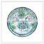 Resumable luxury display decorative cheap fast food offset round custom print food plates