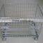 wire mesh container/ hand truck