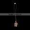 Direct factory cheap wholesale custom party event plastic snoman pedant led flashinglight christmas holiday string rnecklace