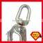 A304DKTL-3 Medium Aluminum Alloy Swivel Eye 25kN Load Indicator Snap Triple Lock Hook