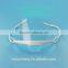 High Quality White Holder Anti Saliva Food Hygiene Clear Plastic Transparent Face Mask for Food Service