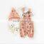 Organic cotton wholesale baby clothes fruit printed newborn jumpsuit