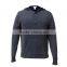 Denim-like Cotton Sweater Hoodie Cable Knit Mens Sweater