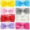 2016 wholesale baby girl bow-knot headband with lace