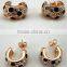 Fashion letter love stud earring,cheap gold jewelry needle earrings with crystals