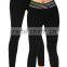 Black Yoga Pants Polyester Elastane Plain Ladies Leggings Fitnesss Sports Leggings Full Length Gym Tights Fitness Wear