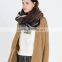 British wind Spring model women scarf joint colors imitated cashmere material 135*145cm female cappa