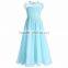 Summer Lace Chiffon Short Sleeved New Model For Girl Dress