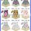 48BQA142 Lovebaby FAUX SUEDE Fabric Printed Pattern Girls Dress With Bow Headband Baby Girls Fancy Dress Picture