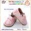 new arrival fashionable pink glitter leather baby girls knitting pattern making shoes for infant