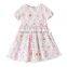 ShiJ Teenage Girl Dress 1~12Y Cotton Print Summer Children Clothing