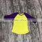 free shipping girls clothes o-neck baby girls kids icing ruffle raglan tops shirts girls casual tops fall Autumn top T-shirt