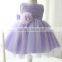Wholesale European kids wear 2015 spring red flower girl dress sewing patterns