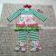 Top Selling Floral Polka Dots Custom Girls Boutique Clothes