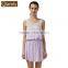 Logo Printed Qianxiu lace nightdress pajamas factory for sale in Hebei