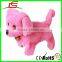 New Electronic Plush Toy Walking Barking Dog Battery Operated With Small Bell