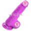 21*5CM Dildo Realistic Huge Penis Sex Toys for Woman Silicone Real Rubber Dick Foreskin,Man Fake Dick Big With Suction
