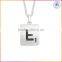 online shop china fashion jewelry FACTORY WHOLESALE price14k silver gold personalized name letter necklace