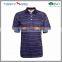 T184-092-1505BS Men Polo Shirt Short Sleeve Custom Striped Polo Shirt