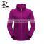 Women warm full zip jacket