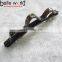 New design thin wave acetate hair barrette with rhinestone clip
