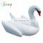 White Inflatable Swan Float for Adults Inflatable Pool Toys