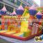 Inflatable bouncer with slide for children