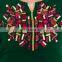 Woman ethnic 100% polyester georgette tunic with lining round neck