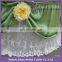 TC134A 2016 new fancy lace taffeta wedding cake table gathered table skirts