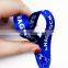 High quality custom made fabric satin ribbon wristbands for event