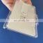 Top quality stiff plastic clear name badge ID card holder in PC material
